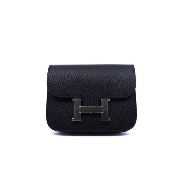 constance slim black phw u stamp - L'UXE LINK