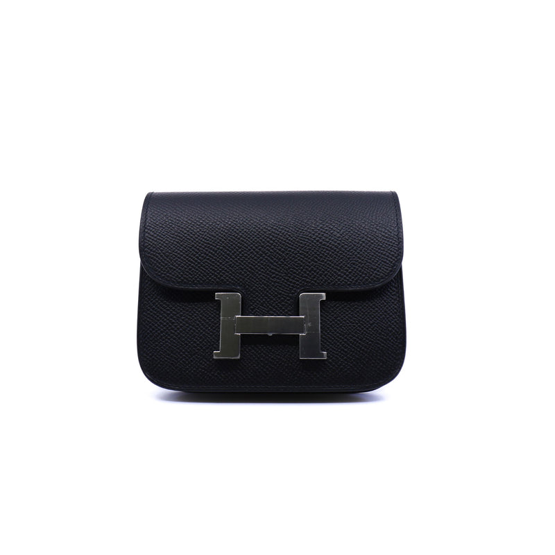 constance slim black phw u stamp - L'UXE LINK