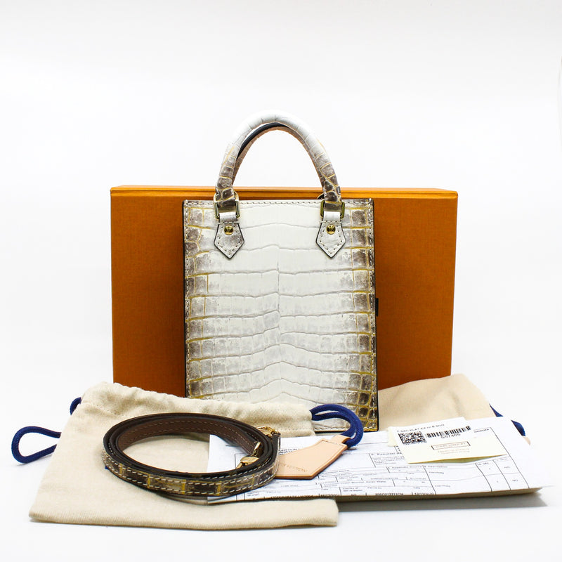 tote crocodile white himalaya ghw rrp18200 - L'UXE LINK