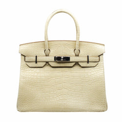 birkin 30 alligator in vannile Y1 phw Zstamp - L'UXE LINK
