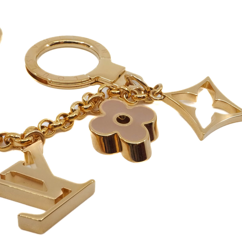 Fleur de Monogram Bag Charm Chain in ghw - L'UXE LINK