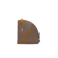rino zippy coin purse in goat etoupe phw - L'UXE LINK
