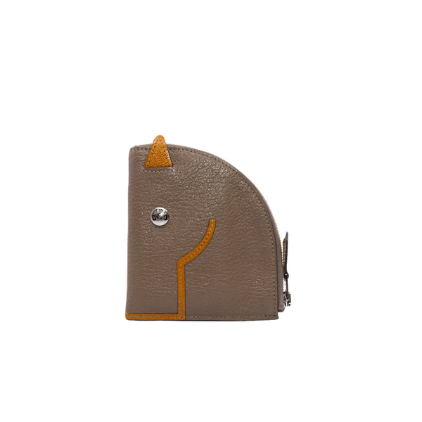 rino zippy coin purse in goat etoupe phw - L'UXE LINK