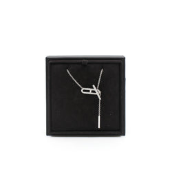 ever chaine d'ancre diamond necklace in 18k wg  0.37CT - L'UXE LINK