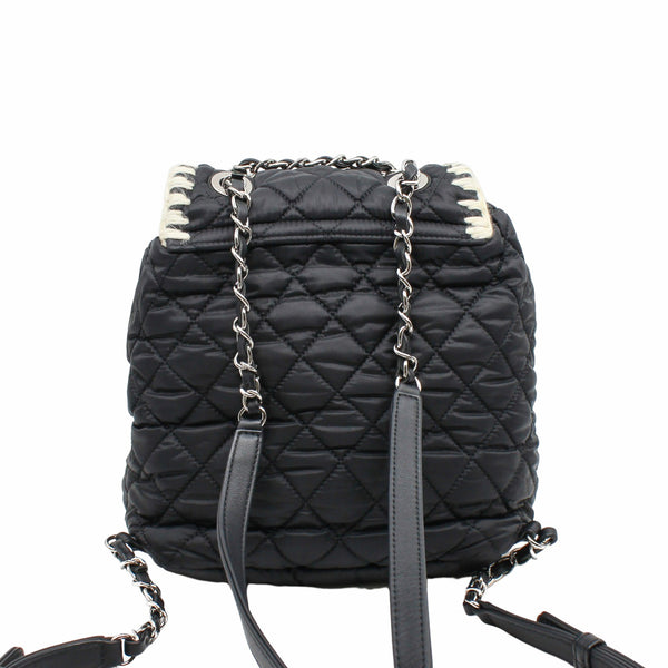 backpack black with fur  phw seri 26 - L'UXE LINK