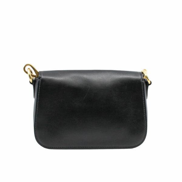 side bag  leather black  ghw - L'UXE LINK