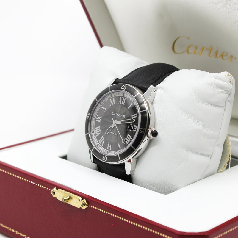 watch Cartier Ronde Croisiere 3886 black seri 125987vx