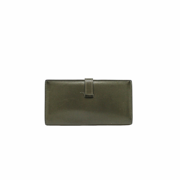 bearn  long wallet grass green phw A stamp - L'UXE LINK
