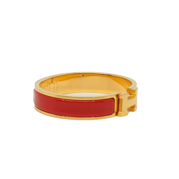 clic h bangle red ghw - L'UXE LINK