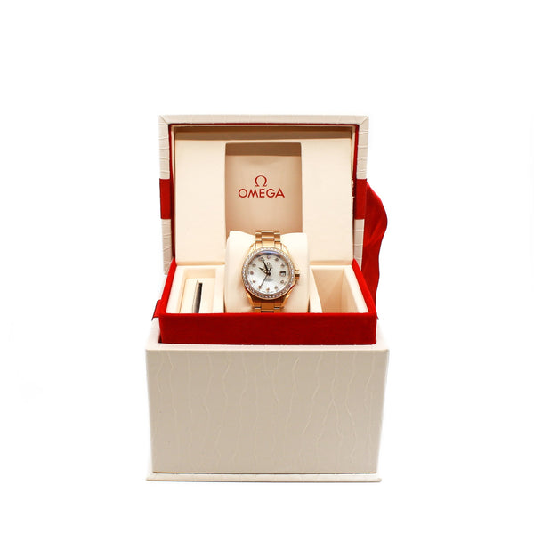 18k gold lady watch