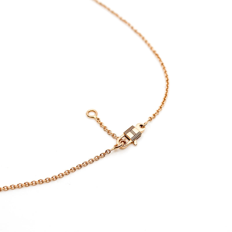 neckalce Amulettes Cadenas lock pink H 18 k lock seri 20