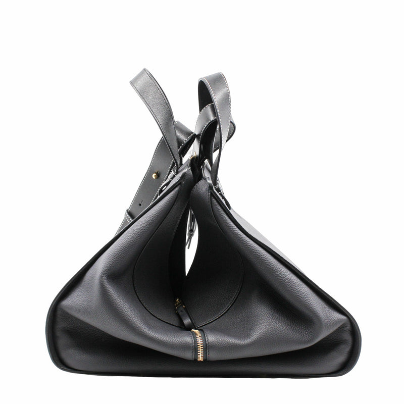 Hammock shoulder bag Small leather navy ghw - L'UXE LINK