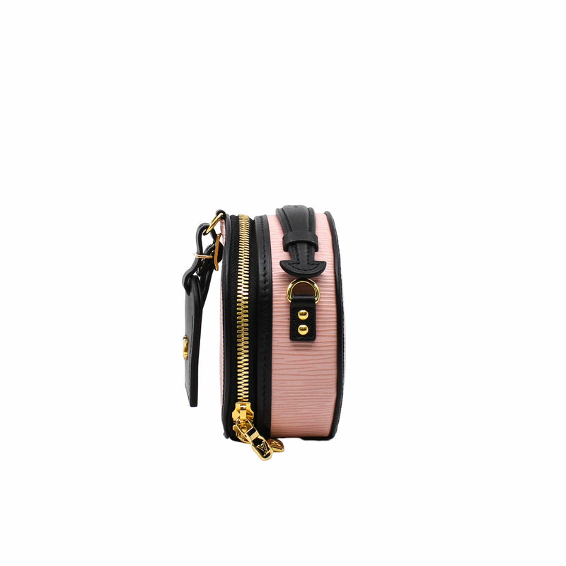MINI BOÎTE CHAPEAU epi pink ghw - L'UXE LINK