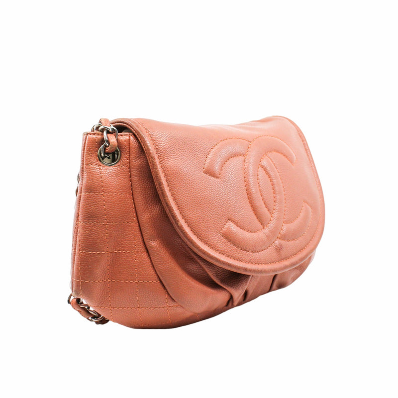 Half Moon on Chain  MM  brown  phw