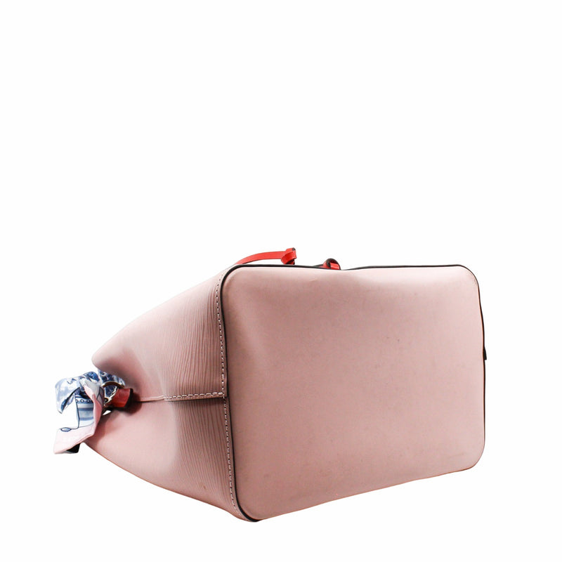 neo noe MM epi pink with twilly - L'UXE LINK