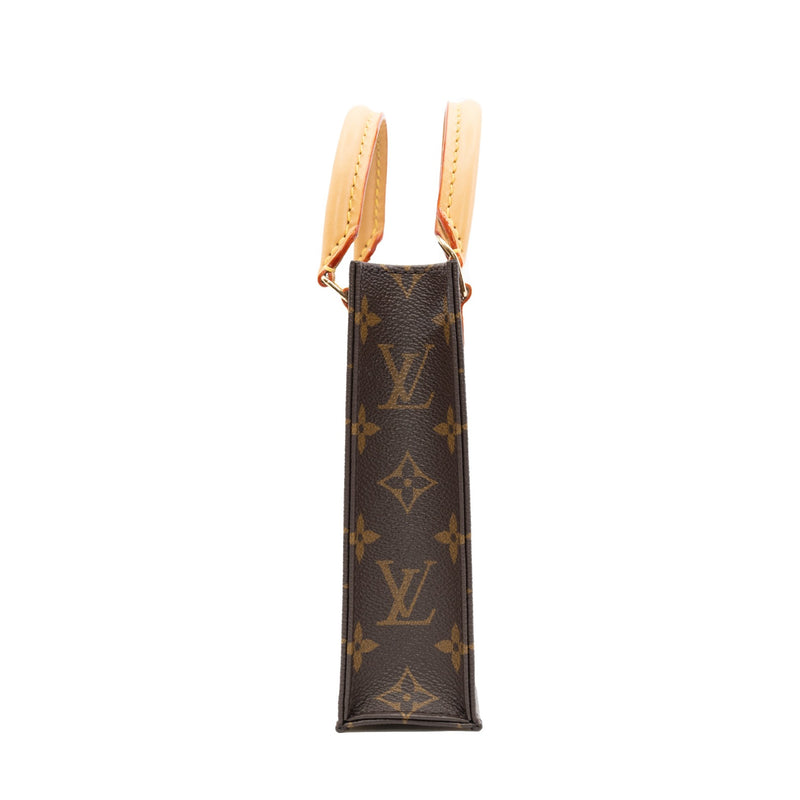 PETIT SAC PLAT MONOGRAM CANVAS - L'UXE LINK