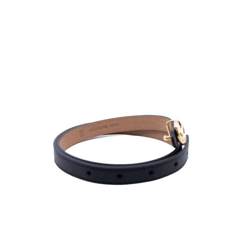 black belt #65 26 ghw f circle buckle - L'UXE LINK