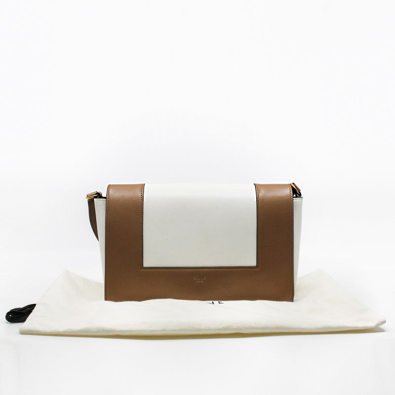 frame white with brown