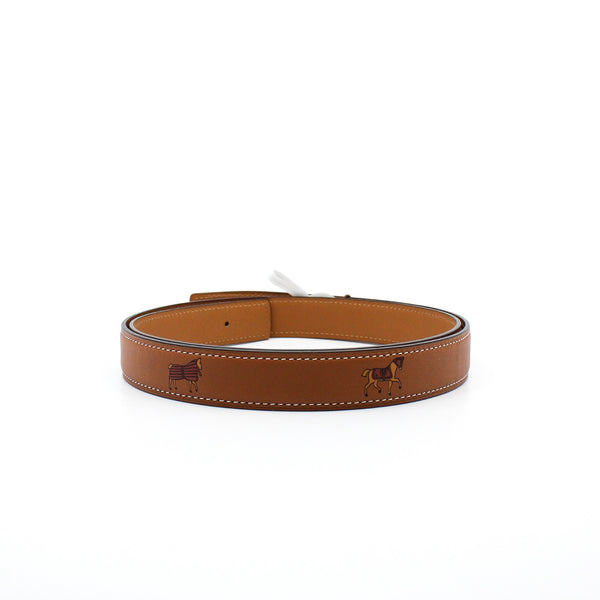 gold horse belt without buckle - L'UXE LINK