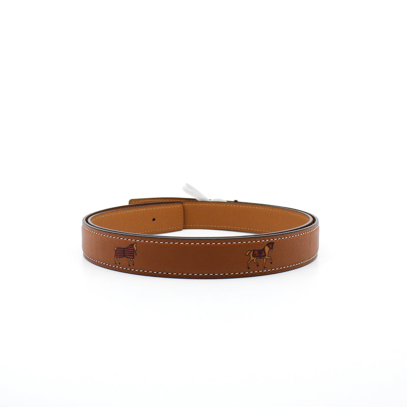 gold horse belt without buckle - L'UXE LINK