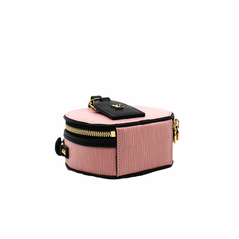 MINI BOÎTE CHAPEAU epi pink ghw - L'UXE LINK