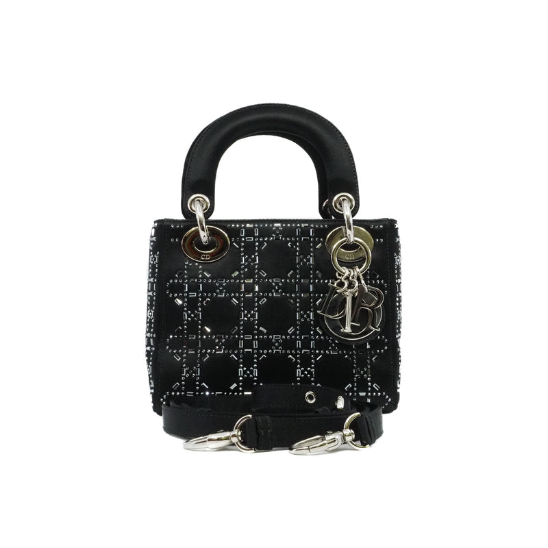 mini lady with crystal in stain black phw 2016 - L'UXE LINK