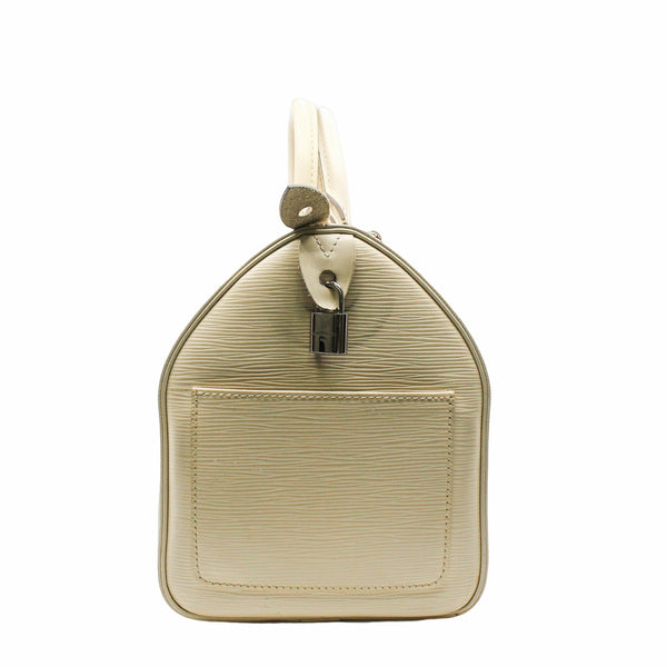 LV Speedy 35  Epi Leather Blanco PHW - L'UXE LINK