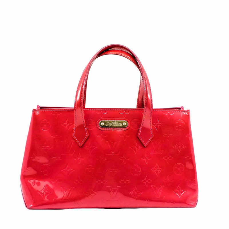Vernis Wilshire  Bag  Small Red Monogram ghw - L'UXE LINK