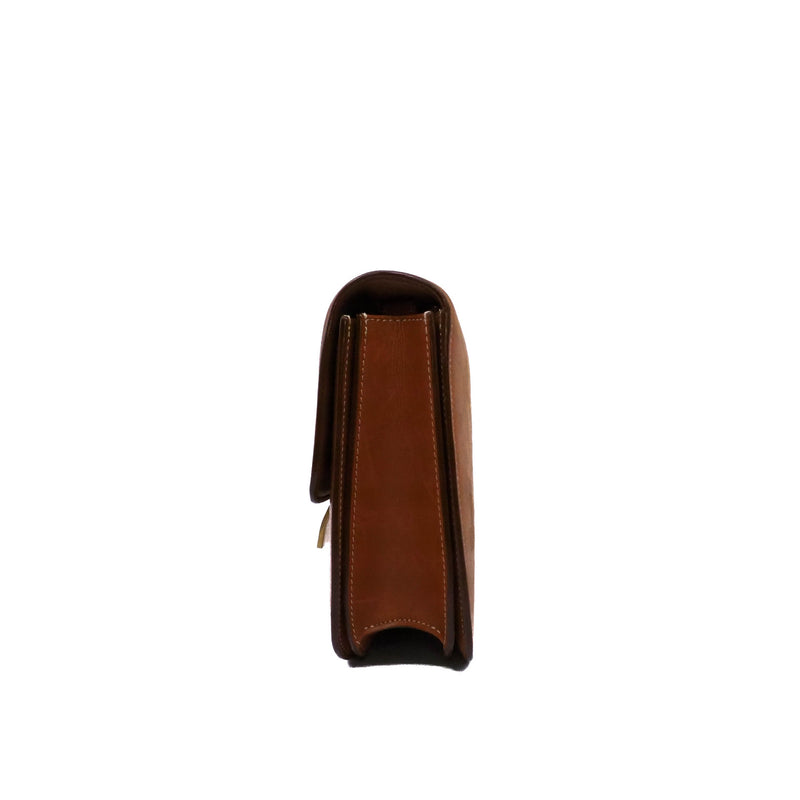 classic box in grossly leather brown ghw - L'UXE LINK
