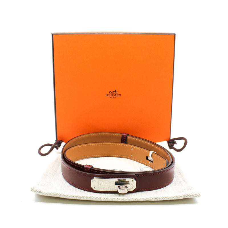 lady kelly belt dark red phw - L'UXE LINK