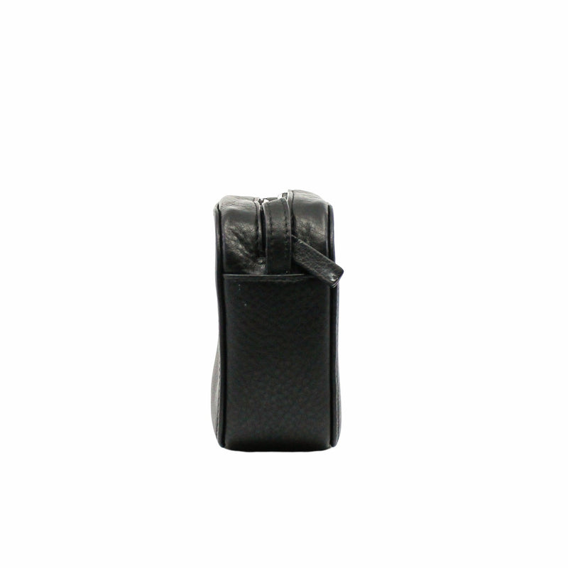 Everyday camera bag xs leather black phw - L'UXE LINK