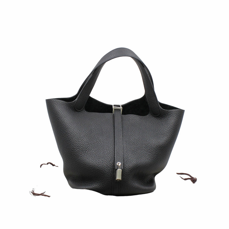 picotin 22 black phw Y stamp - L'UXE LINK