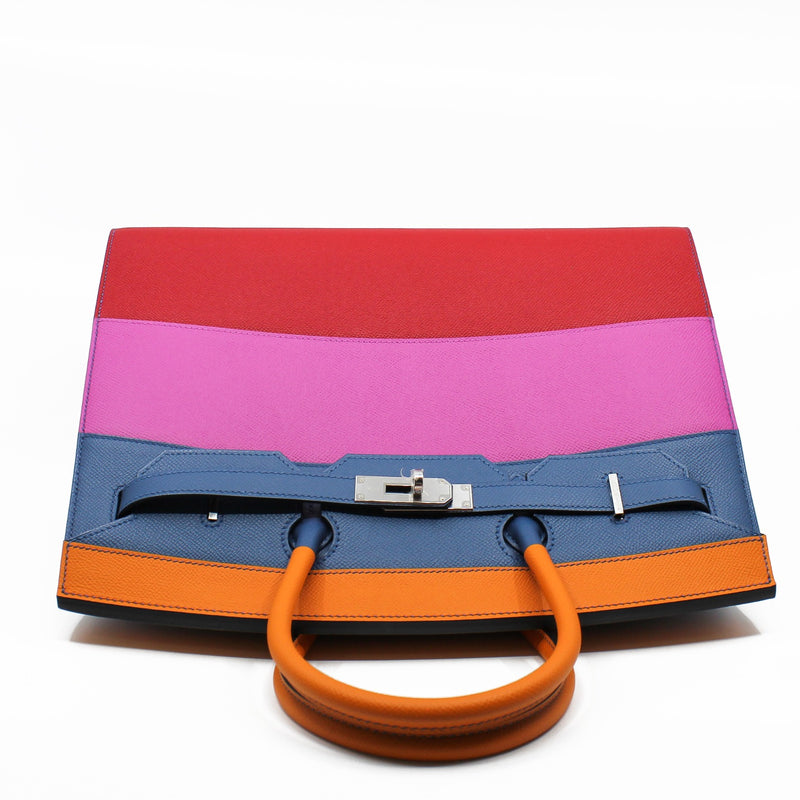 Hermes Sunset Rainbow Sellier Birkin 35 Limited Edition Bag