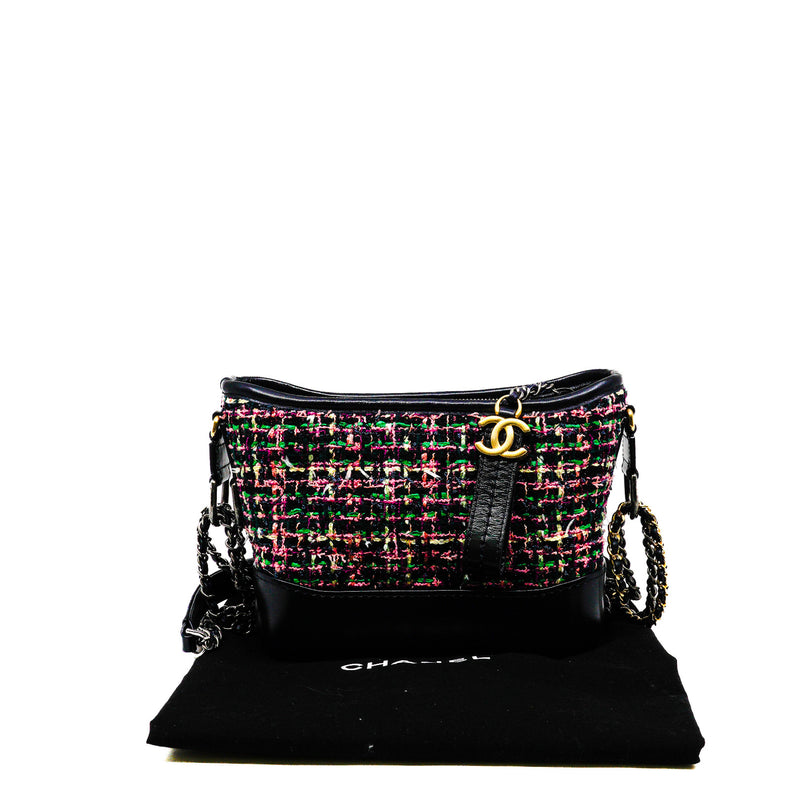 small gabrielle in tweed pink/black.white seri27
