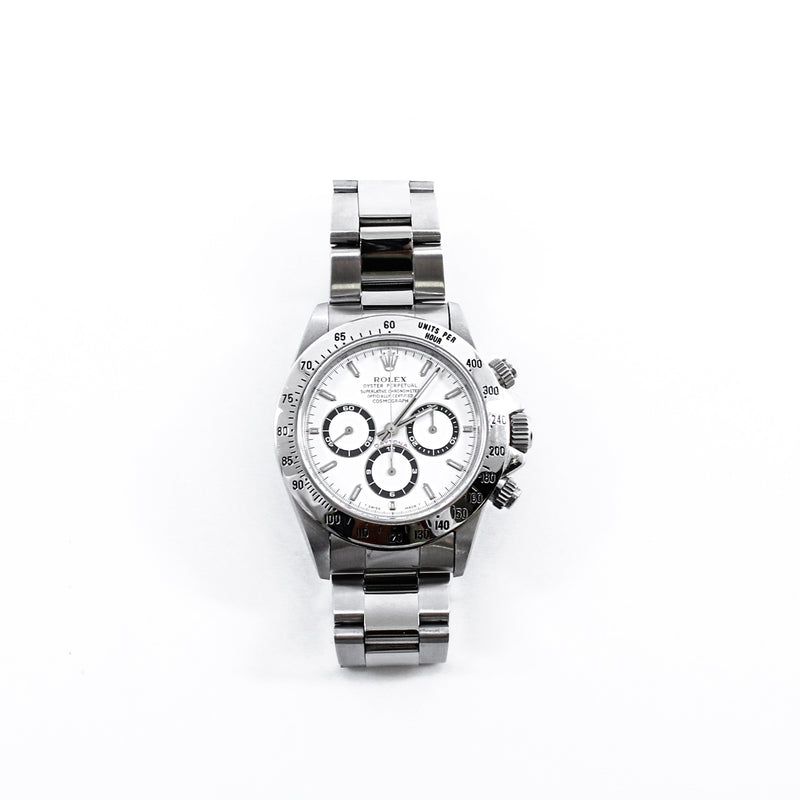 16520 Daytona Zenith White Dial A-Series Papers ca. 1997