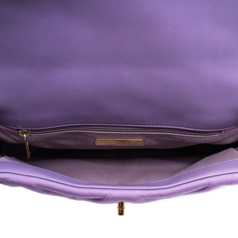 small 19 in fabric purple ghw - L'UXE LINK