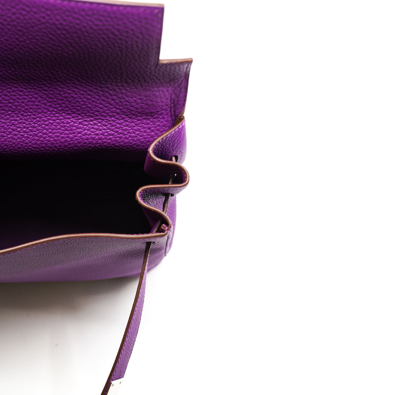 kelly 35cm togo purple phw R stamp - L'UXE LINK