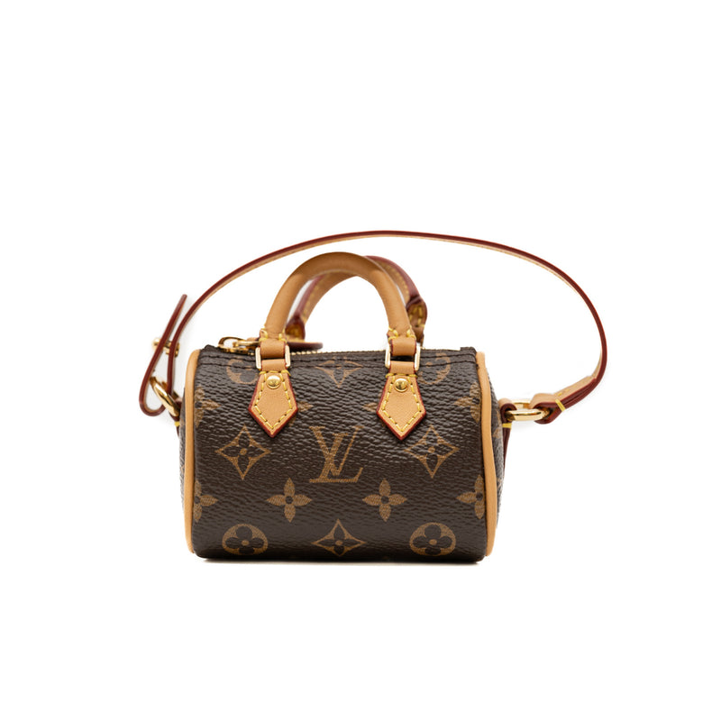 speedy monogram bag charm