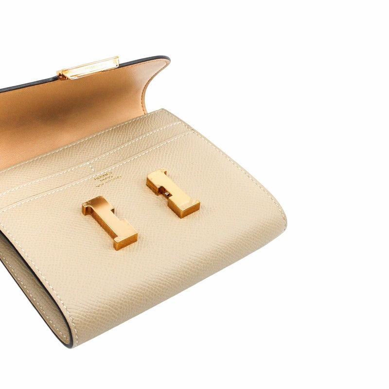 constance compact wallet s2 epsom ghw X stamp - L'UXE LINK