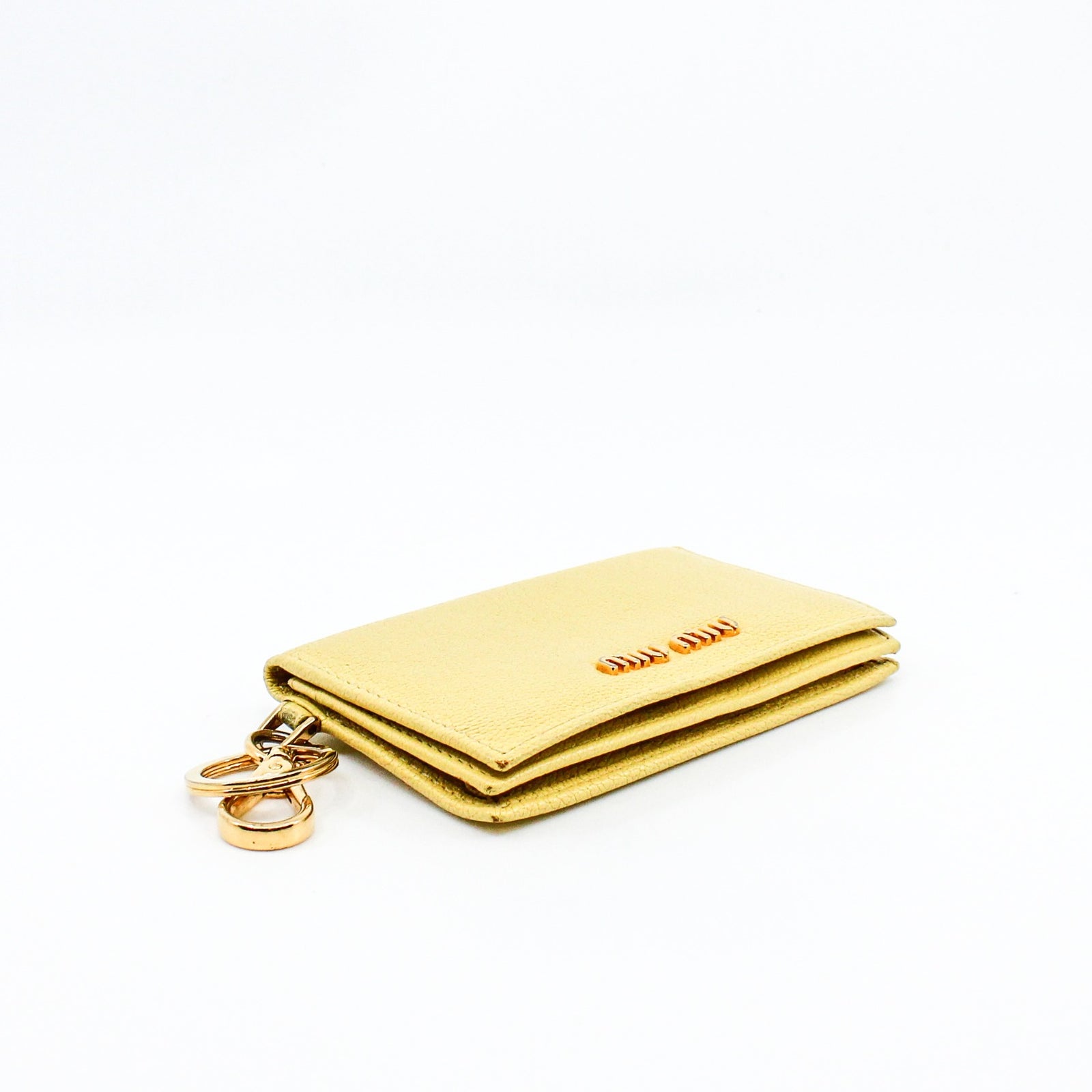 miumiu yellow card holder – L'UXE LINK