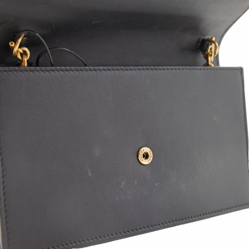 CLUTCH BAG MARMONT LEATHER black pearl  ghw