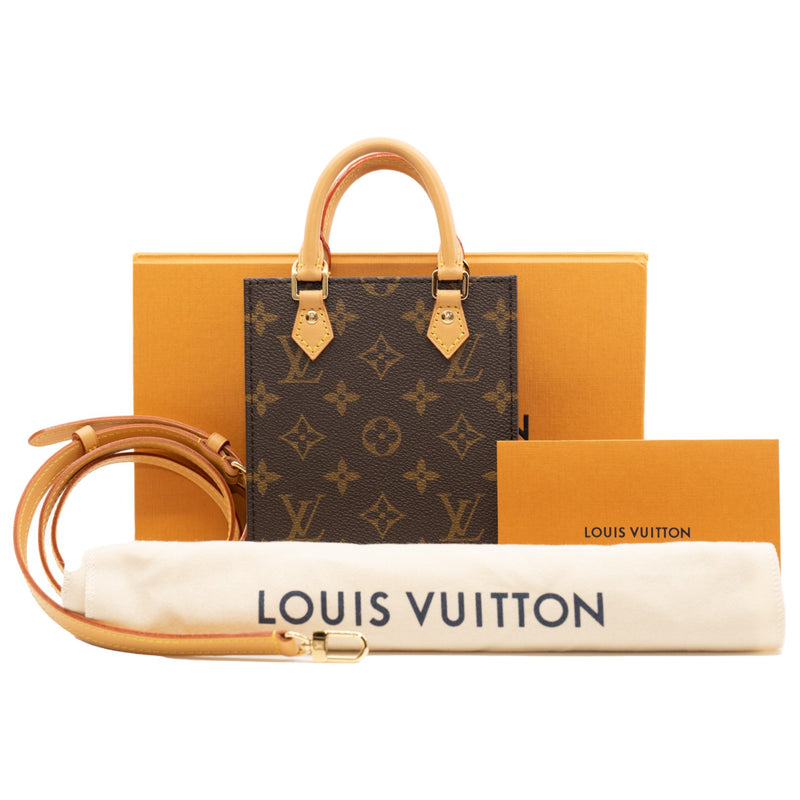 PETIT SAC PLAT MONOGRAM CANVAS - L'UXE LINK