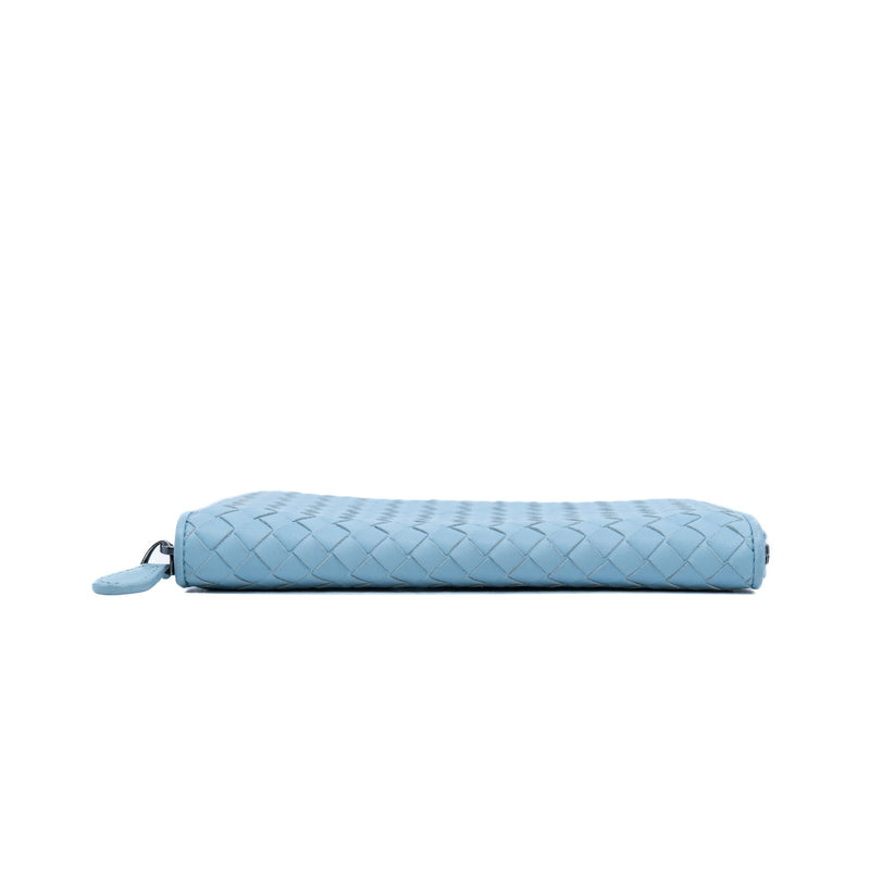 long wallet zippy blue