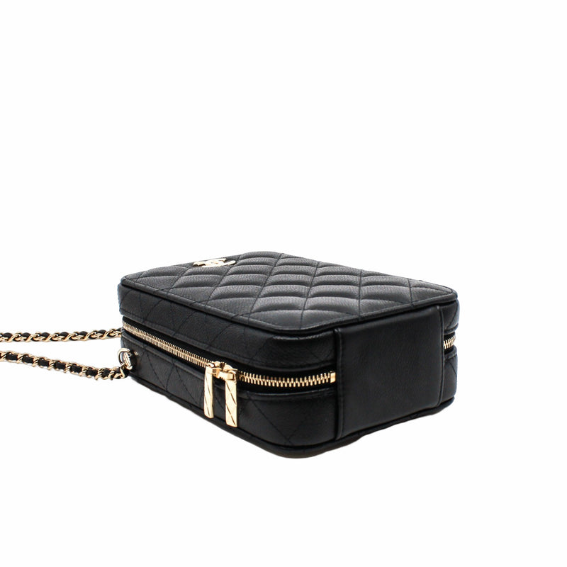 camera case with handle black caviar ghw aktpae72 - L'UXE LINK