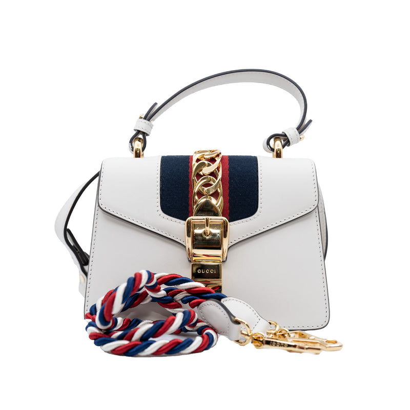 slyvie top handle in white