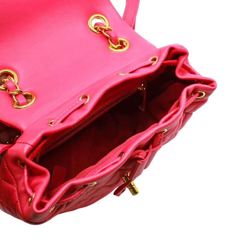 flap backpack small watermelon red ghw seri27 - L'UXE LINK
