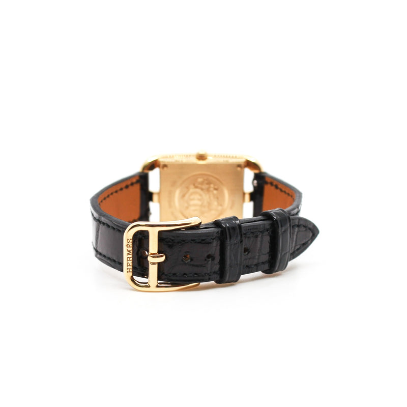Cape Cod watch, Small model, 23x23mm in black ccd band ghw #3431545 RRP12200 - L'UXE LINK
