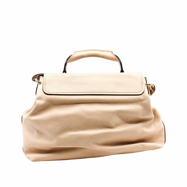 Elsie Leather Satchel  Pink GHW - L'UXE LINK