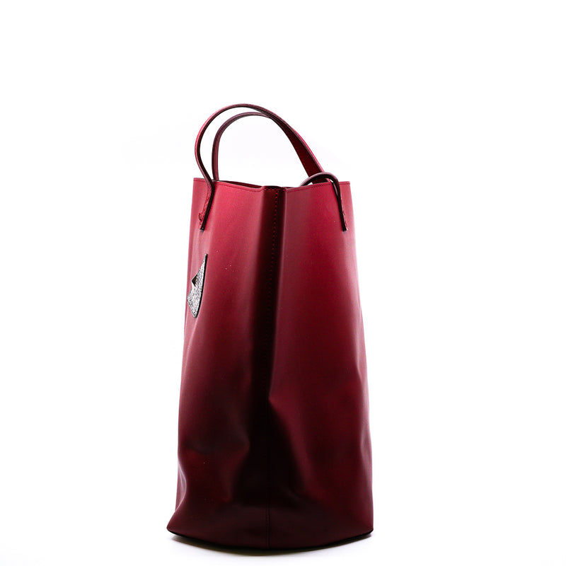 large red monster snake eyes tote - L'UXE LINK