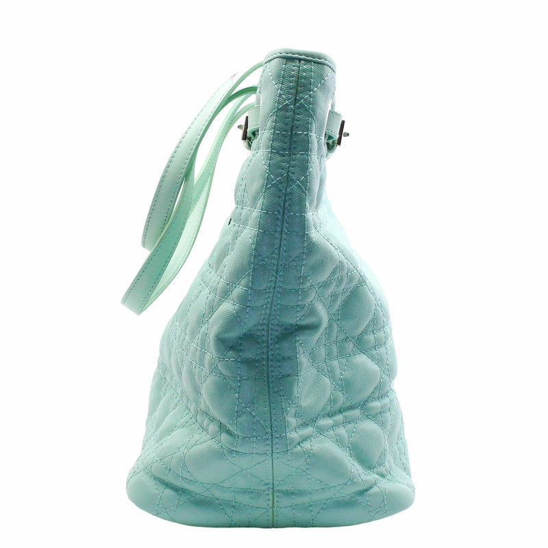 tote medium canvas light green phw - L'UXE LINK
